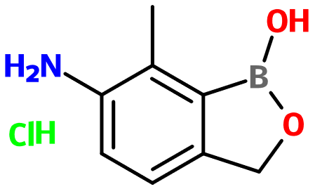 MC001150 6-Amino-7-methyl-2,1-benzoxaborol-1(3H)-ol HCl